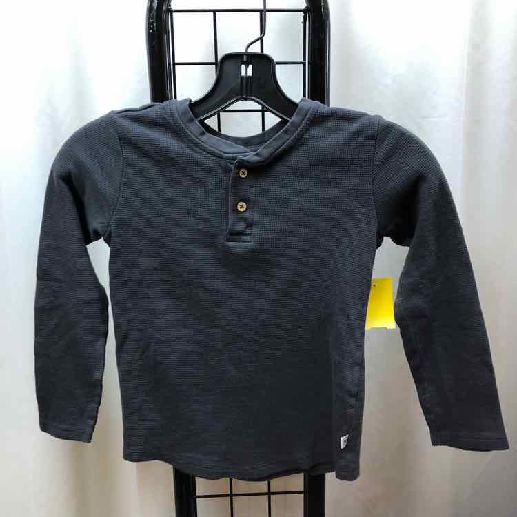 Honest Gray Solid Child Size 7 Boy's Shirt