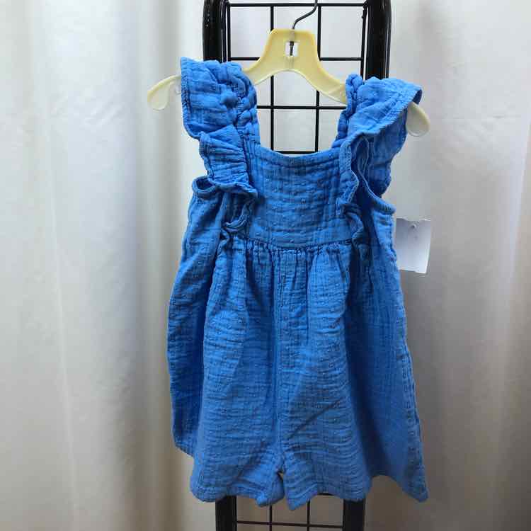 Gap Blue Solid Child Size 3 Girl's Romper