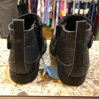 Stride Rite Black Glitter Child Size 9.5 Girl's Shoes
