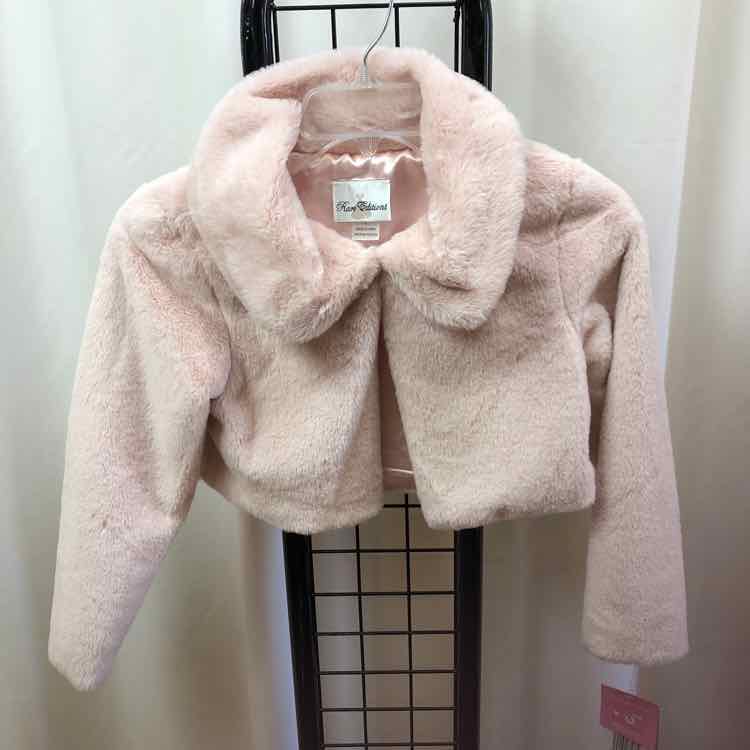 Rare Editions Pale Pink Solid Child Size 8 Girl's Jacket/Blazer
