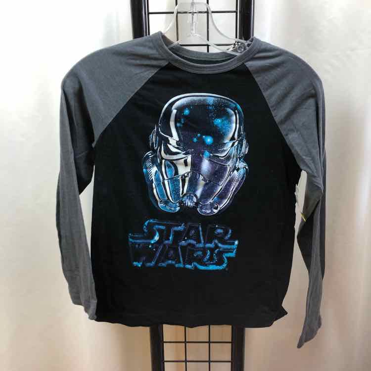Star Wars Black Cable knit Child Size 7 Boy's Shirt