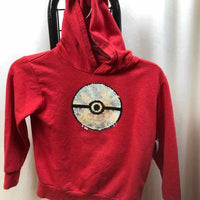 Pokemon Red Sequin Child Size 5/6 Boy's Sweatshirt
