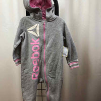 Reebok Gray Logo Child Size 18 m Girl's Outfit