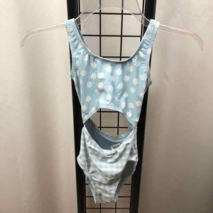 Old Navy Baby Blue Floral Child Size 6/6X Girl's Swimwear