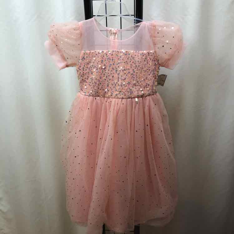 Pink Sequin Child Size 6/7 Girl's Dress