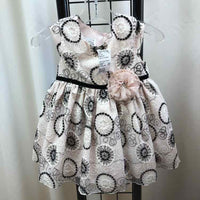Pippa & Julie Pale Pink Embroidered Child Size 12 m Girl's Dress