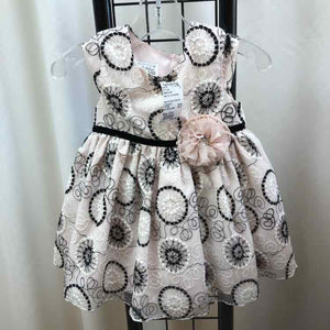 Pippa & Julie Pale Pink Embroidered Child Size 12 m Girl's Dress