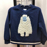 Hanna Andersson Navy Patch Child Size 4 Boy's Sweatshirt