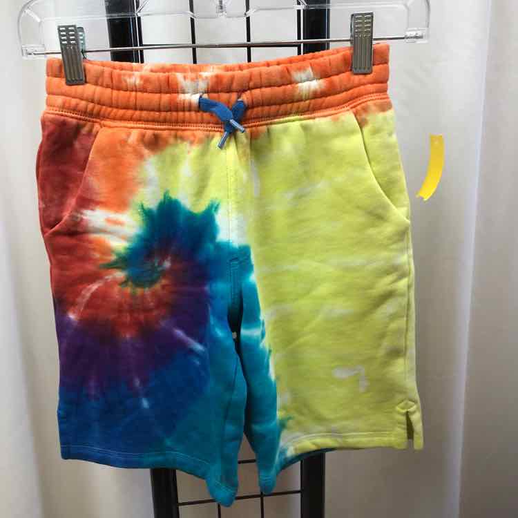 Land's End Rainbow Tye Dye Child Size 8 Boy's Shorts