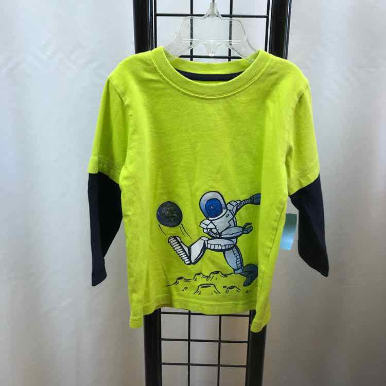 Gymboree Lime Green Graphic Child Size 18-24 m Boy's Shirt