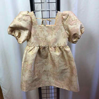 GB Girls Pink Floral Child Size 6X Girl's Dress