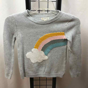 tucker and tate Gray Graphic Child Size 6 Girl's Sweater