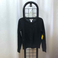 Cat & Jack Black Sparkly Child Size 5 Girl's Sweater