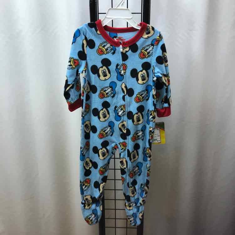 Disney Junior Blue Character Child Size 2 Boy's Pajamas