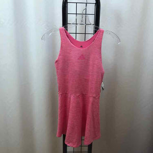 Adidas Pink Heathered Child Size 10/12 Girl's Dress