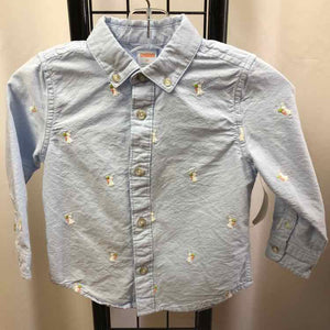 Gymboree Baby Blue Embroidered Child Size 3 Boy's Shirt