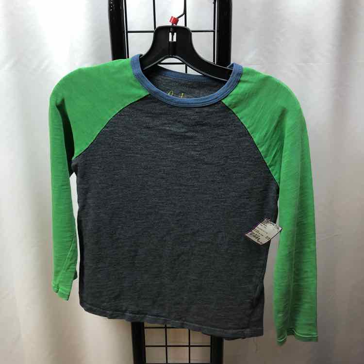 Mini Boden Green Solid Child Size 9/10 Boy's Shirt