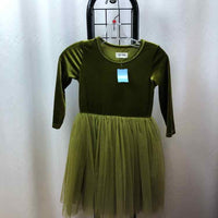 taylor joelle Green Solid Child Size 6 Girl's Dress