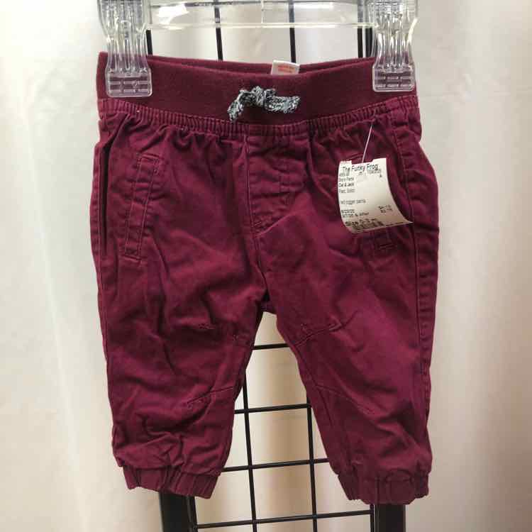 Cat & Jack Red Solid Child Size 0-3 m Boy's Pants