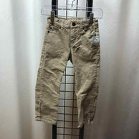 Janie and Jack Tan Solid Child Size 4 Boy's Pants