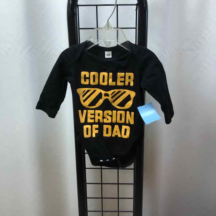 Black Graphic Child Size 3 m Boy's Shirt