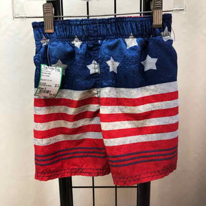 Wonder Kids Blue Stripe Child Size 3 Boy's Swimwear