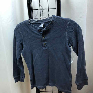 Carter's Blue Solid Child Size 6 Boy's Shirt