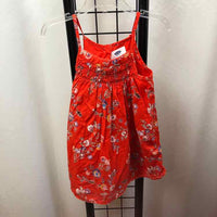 Old Navy Red Floral Child Size 2 Girl's Dress