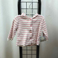 Cuddle Bear Pink Stripe Child Size 3 m Girl's Sweater