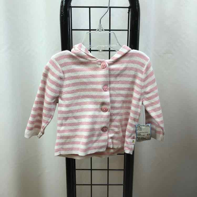 Cuddle Bear Pink Stripe Child Size 3 m Girl's Sweater
