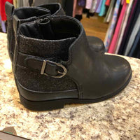 Stride Rite Black Glitter Child Size 9.5 Girl's Shoes
