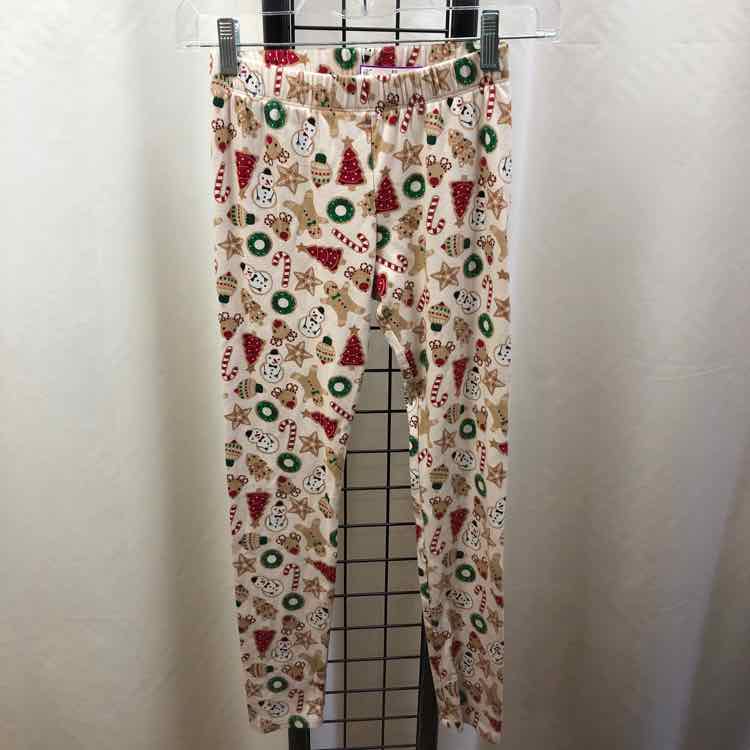 Gymboree White Christmas Child Size 12 Girl's Leggings