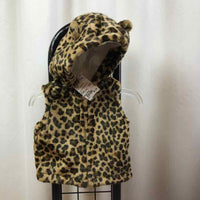 Carter's Brown Animal Print Child Size 6 m Girl's Vest