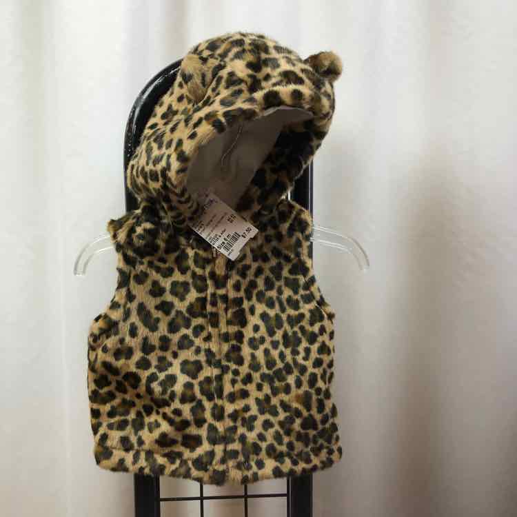 Carter's Brown Animal Print Child Size 6 m Girl's Vest