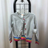 Gymboree Gray Stripe Child Size 4 Girl's Sweater