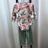 Lullaby lane Pink Camoflage Child Size 6-9 m Girl's Outfit