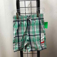jumping beans Green Plaid Child Size 4 Boy's Shorts