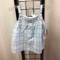 Carter's Baby Blue Checkered Child Size 12 m Girl's Dress
