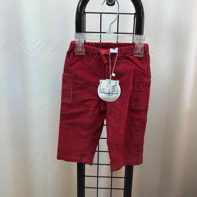 petit bateau Red Solid Child Size 12 m Boy's Pants