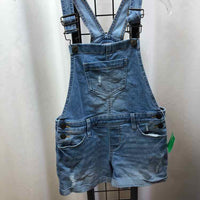 SO Denim Distressed Child Size 10 Girl's Overalls
