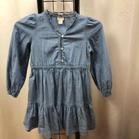Crew Cuts Denim Solid Child Size 7 Girl's Dress