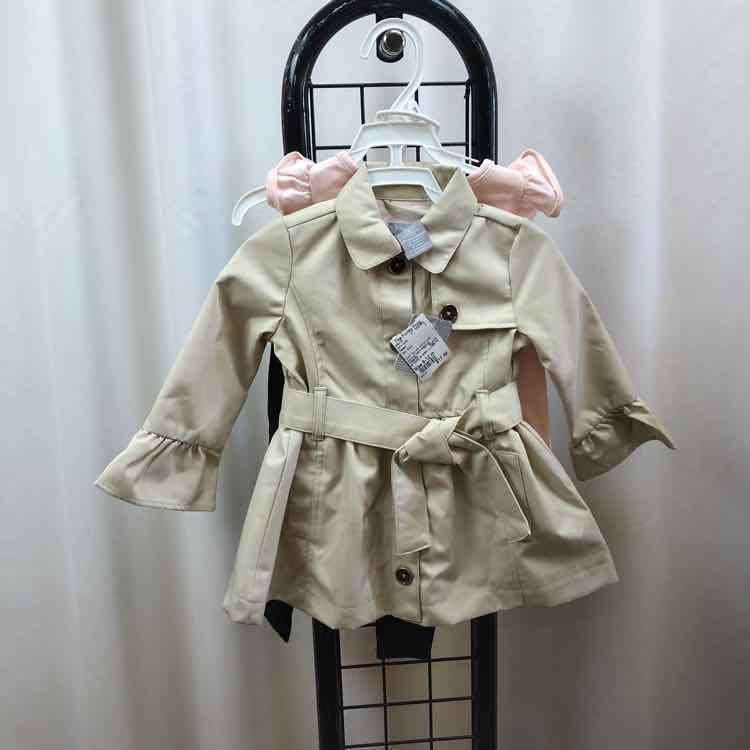 Tahari Tan Solid Child Size 9-12 m Girl's Outfit