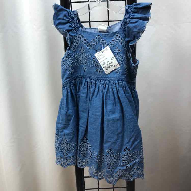 Gap Denim Eyelet Child Size 18-24 m Girl's Dress
