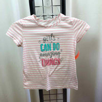 Pink Stripe Child Size 6 Girl's Outfit