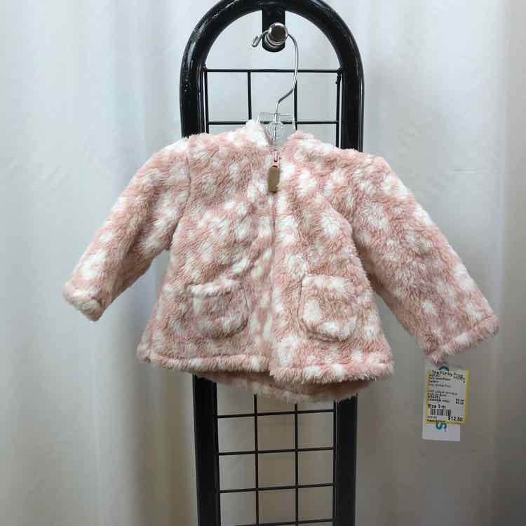 Carter's Pink Animal Print Child Size 3 m Girl's Jacket/Blazer