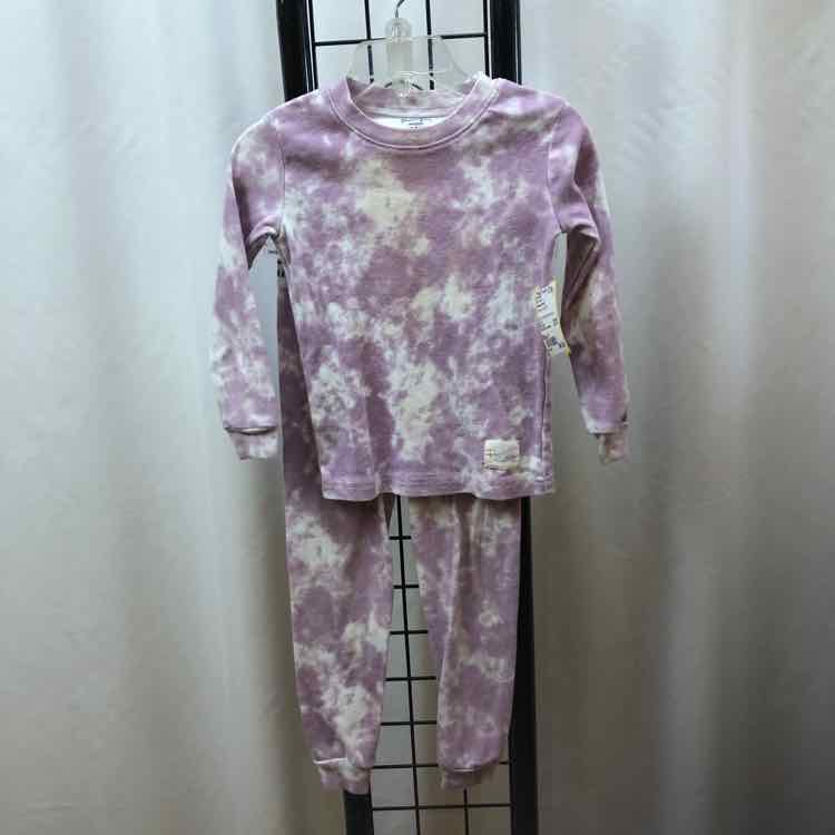 Vaenait Baby Purple Tye Dye Child Size 3 Girl's Pajamas