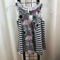 Matilda Jane Black Stripe Child Size 8 Girl's Shirt
