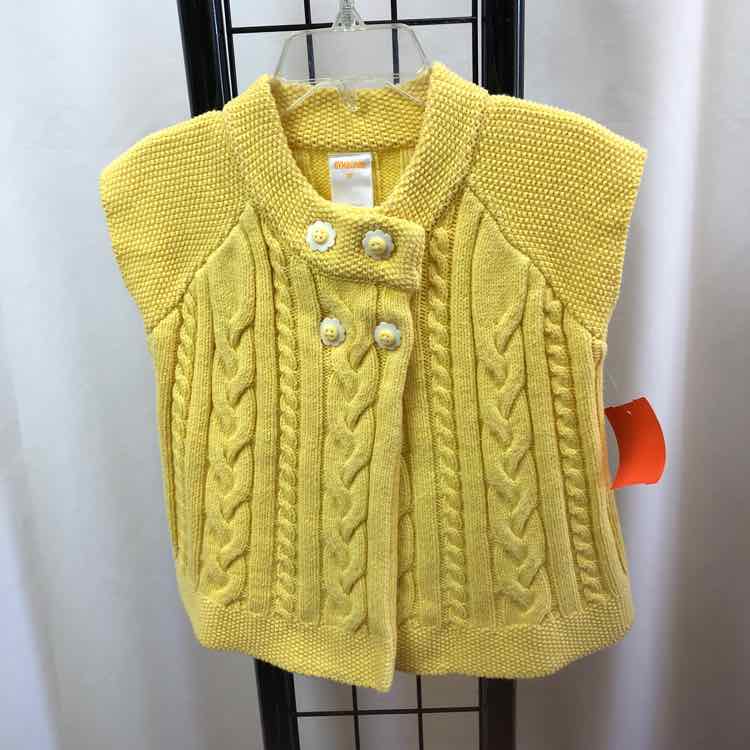 Gymboree Yellow Solid Child Size 3 Girl's Sweater