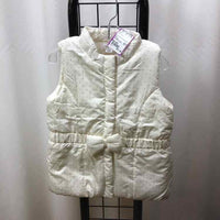 mudpie White Dotted Child Size 4/5 Girl's Vest