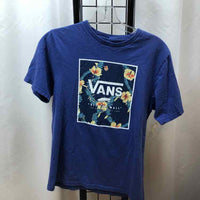 Vans Blue Logo Child Size 12/14 Girl's Shirt